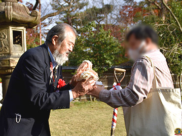 栖鳳桜 記念植樹会