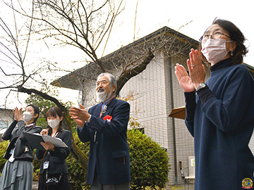 栖鳳桜 記念植樹会