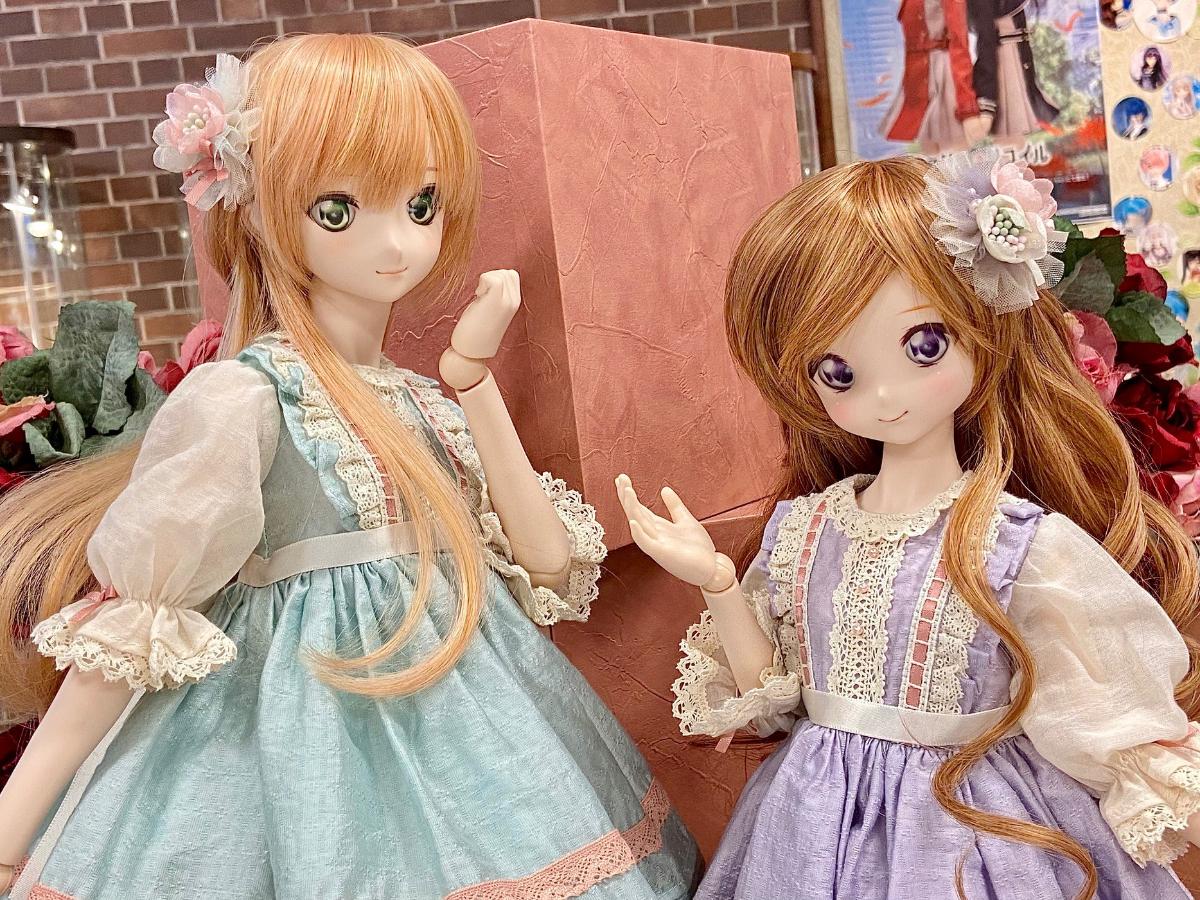 【ホームタウンドルパ京都21 アフターイベント】新作ドレス「シュシュフルールセット（ミント／ラベンダー）・ミニ」のご紹介♪