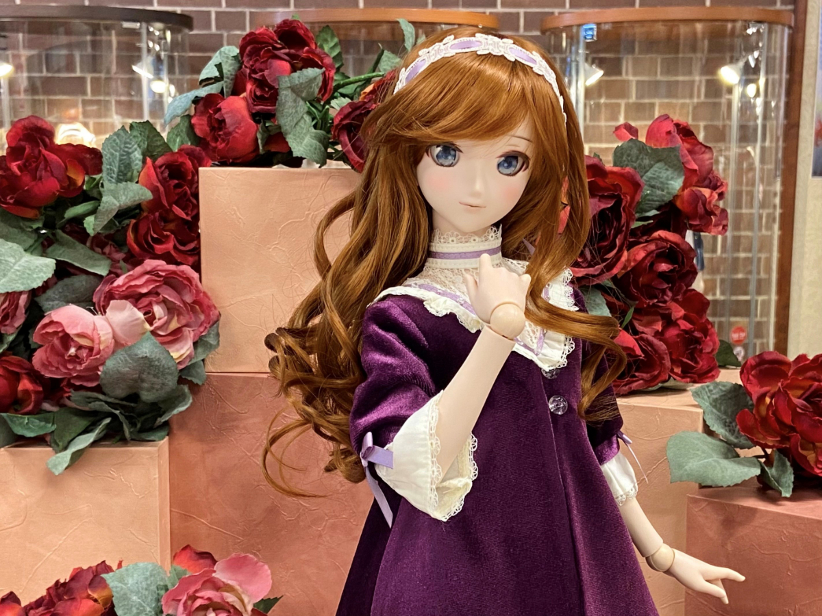 2月新作ドレス発表会】新作ドレス「バイオレットベロアドレス」のご