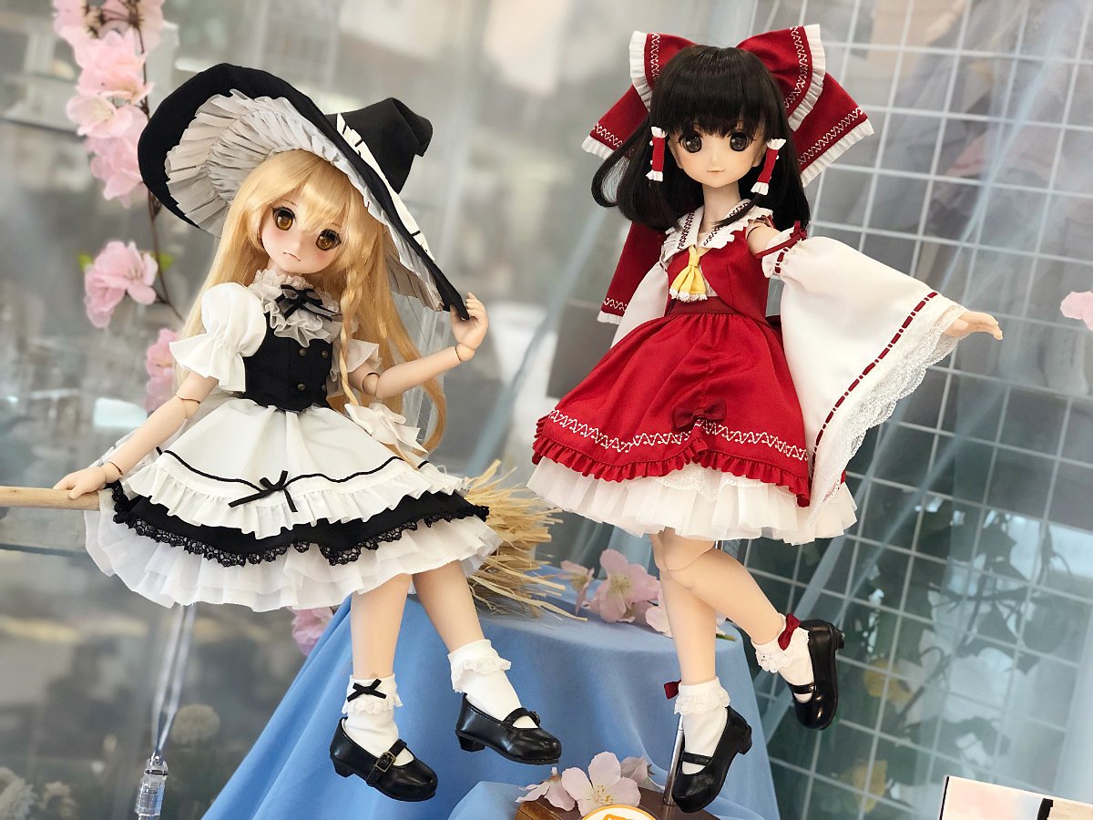 東方Project×Dollfie Dream「博麗霊夢」「霧雨魔理沙」受注限定