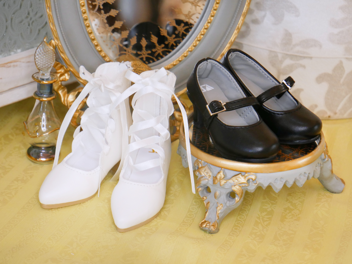 ボークス　ヒール足用パンプス SD16 Rococo Black Spinel パンプス | ボークス公式 ドルフィー