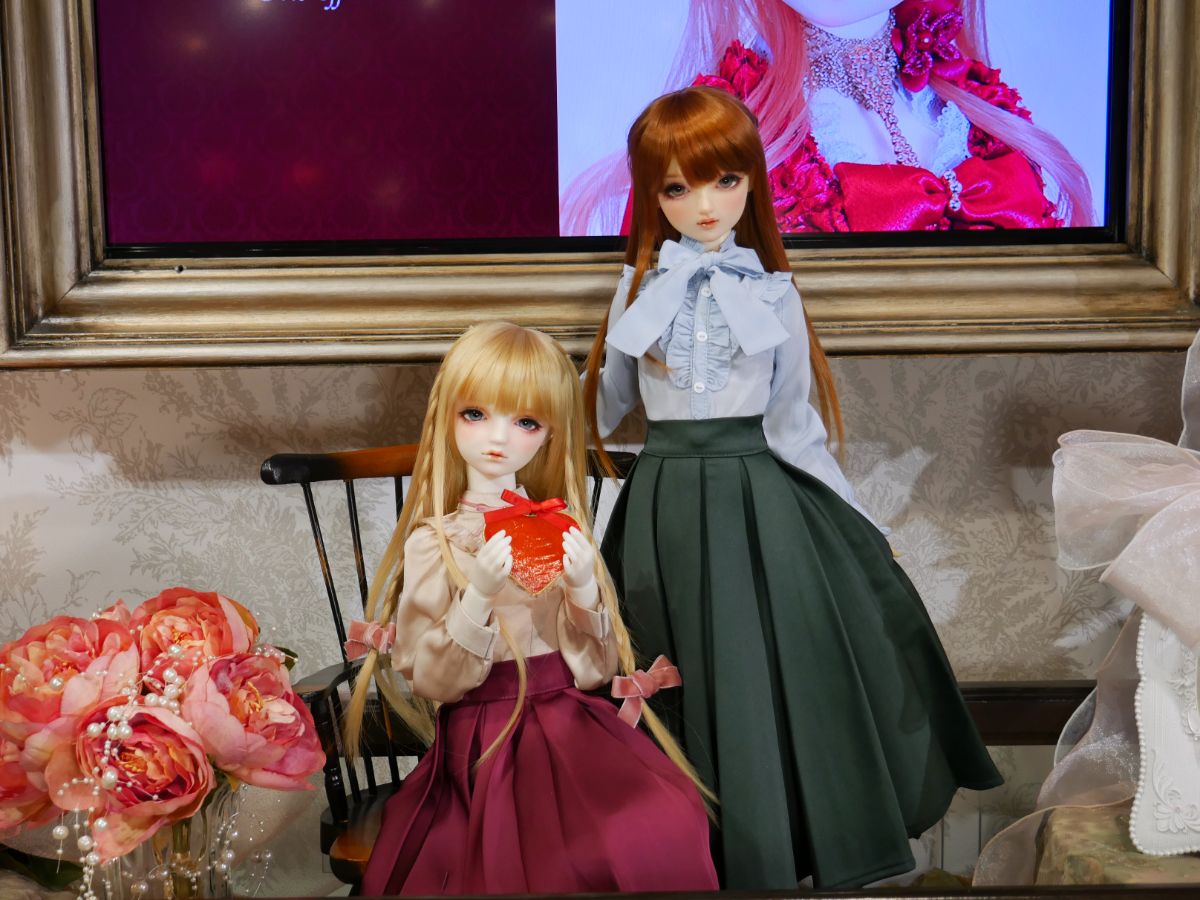 SD13女の子「リズ」「クロエ」展示中。只今二人はお迎え準備整っております。（2026.02.21)