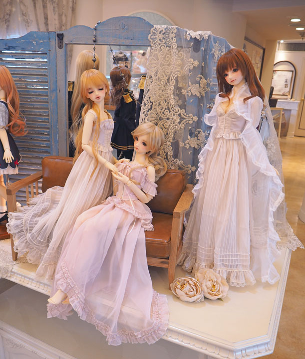 ドールアクセサリー　ドルフィー/DD用 夢見る少女ドレス(オールドローズ) 「ホワイトローズコレクション」 ホームタウンドルパ名古屋6・アフター＆ホビー天国ウェブ限定 ホームタウンドルパ名古屋6 特別企画 アフターレポート | VOLKS