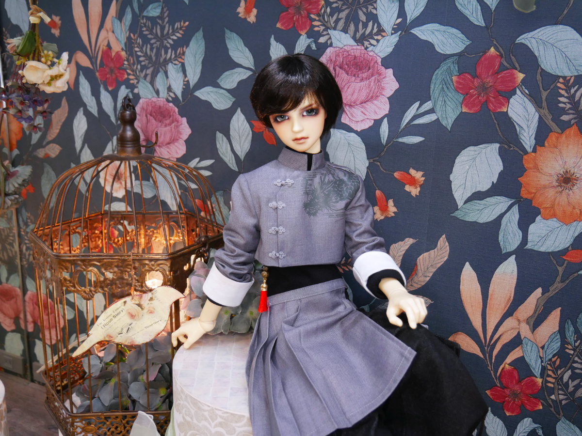 只今好評発売中♪「チャイナトップス＆ラップスカートセット」のご紹介