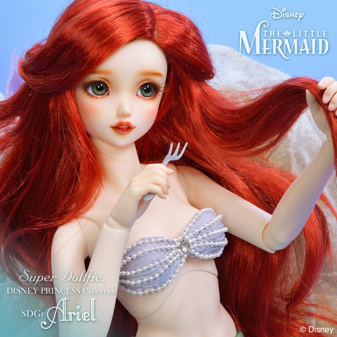 Super Dollfie DISNEY PRINCESS Collection『SDGr Ariel』特別展示決定 