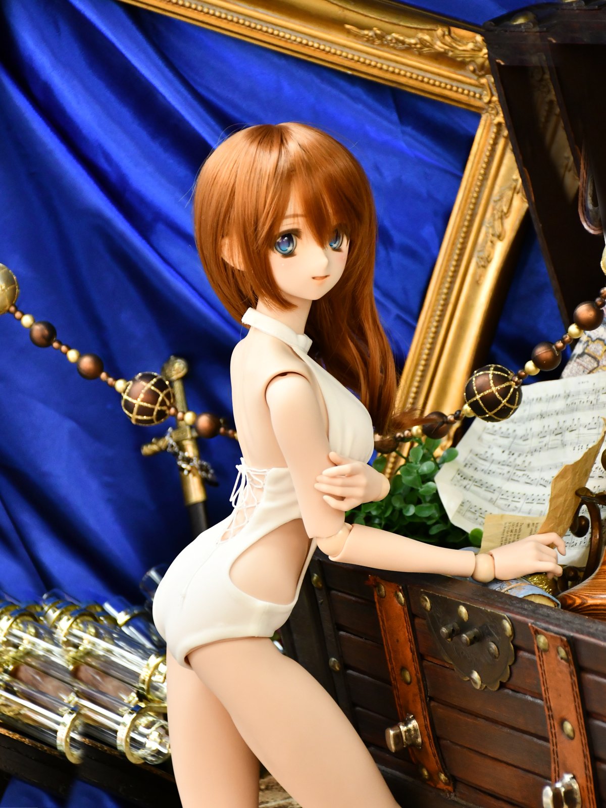 水着セット（パレオ・白）が再入荷いたしました！ | ドールポイント