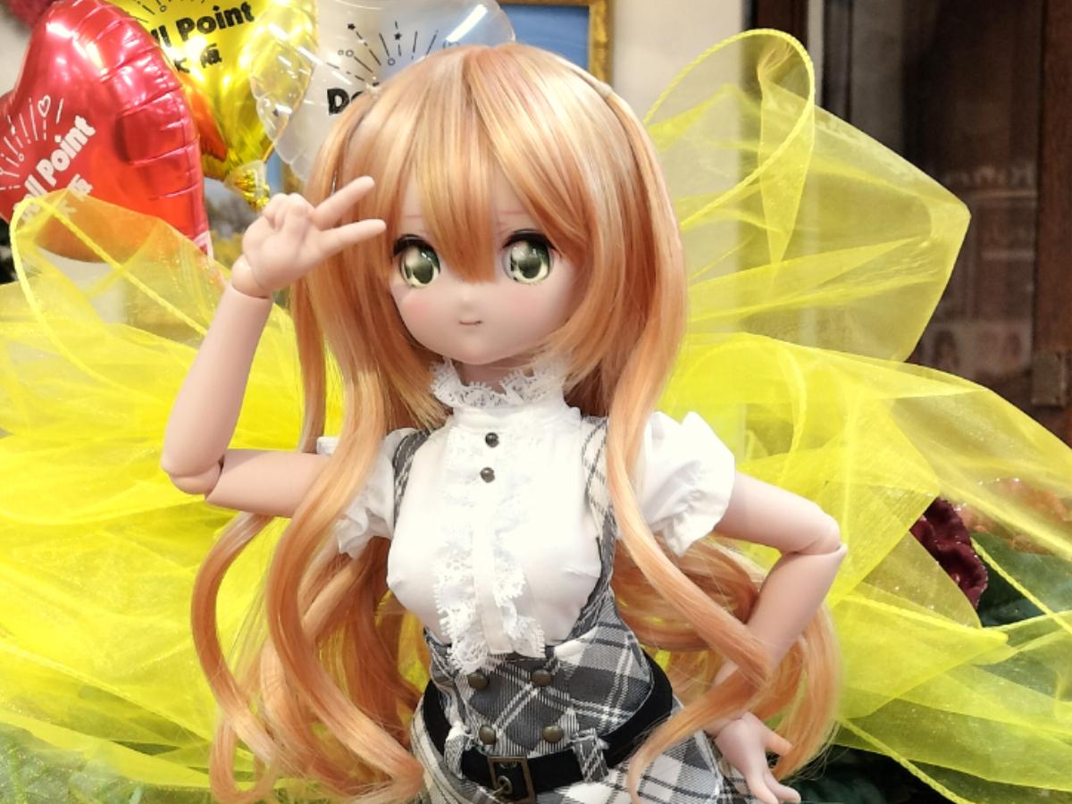 かんたん着せ付けでとっても可愛い♪「サスペンダーミニスカセット（灰）・ちみっこ/ミニ」のご紹介！