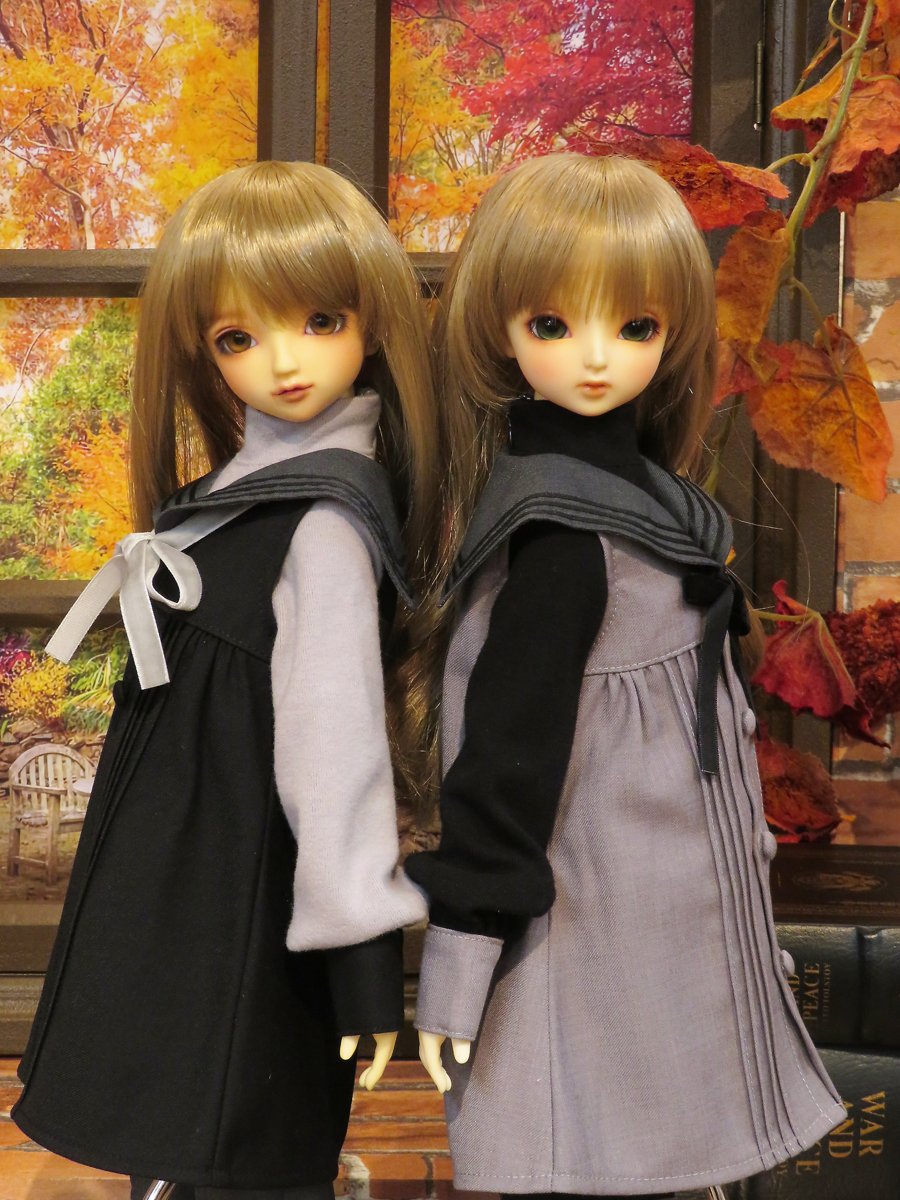 9月新作ドレス④】モノトーンカラーの「鏡のセーラー服セット