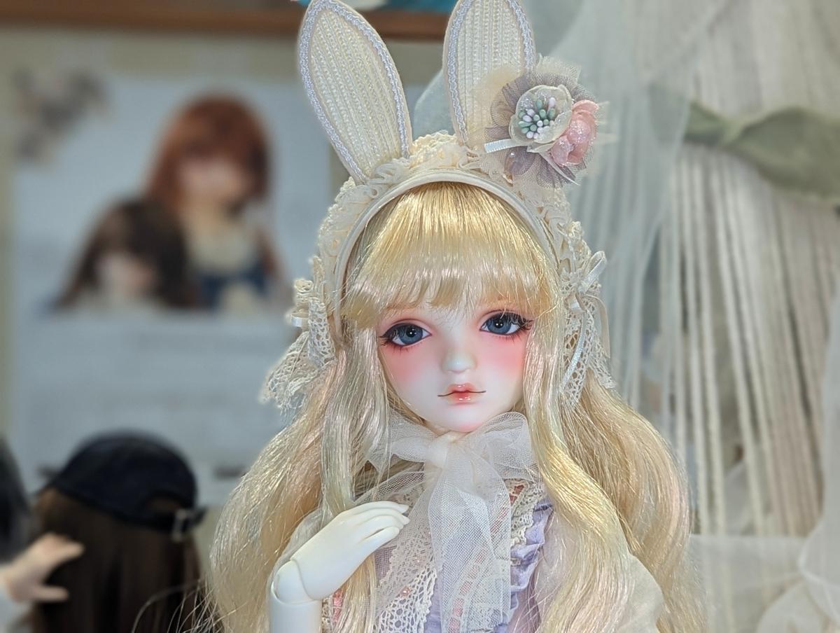大人気！「うさみみヘッドドレス（エクリュ）」再入荷いたしました♪