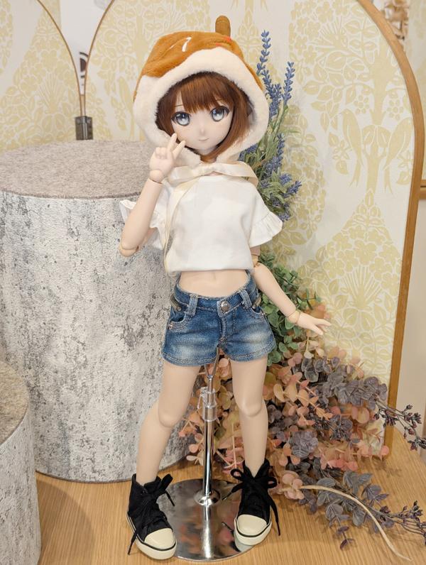 フランスアンティーク カルト・ド・ヴィジット 天使に扮した美しい少女　サイズ大 ウサギさんの着ぐるみを着た女の子・H/フランスアンティーク