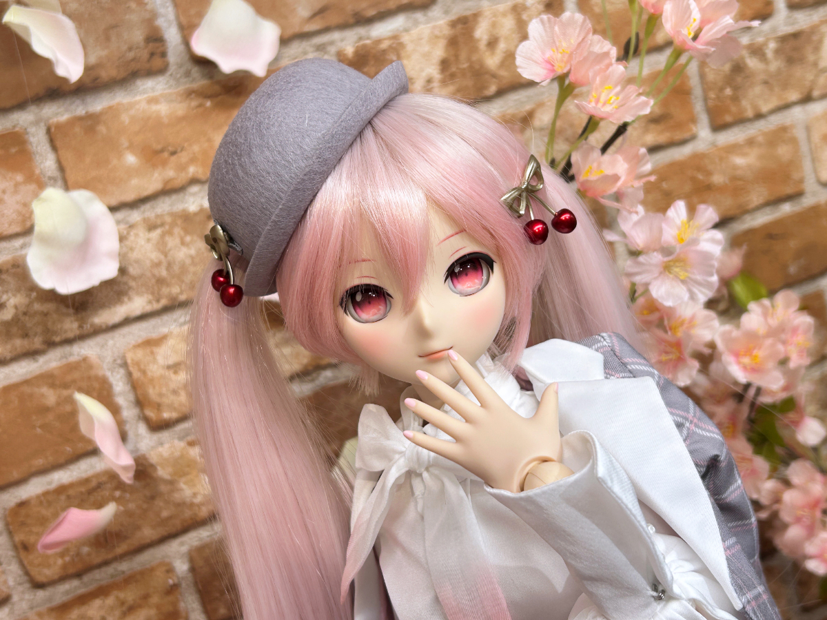 きらめくロゼット様♡儚いオフホワイトピンク系 DD 桜ミク2.0』『「お花見コーデ」セット』 ご注文締め切りは明日、5月