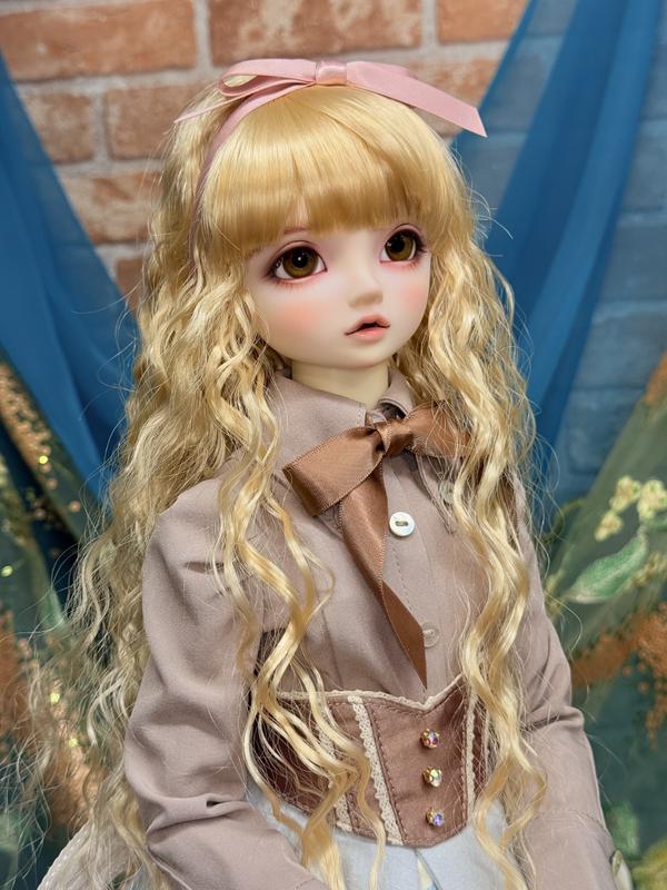 MDD３　フレーム換装済みボディ＆DDH-01ヘッド　褐色肌　おまけ付き　中古　送料無料 難あり MDD DDH01 ドールヘッド ボークス カスタムヘッド カスタム