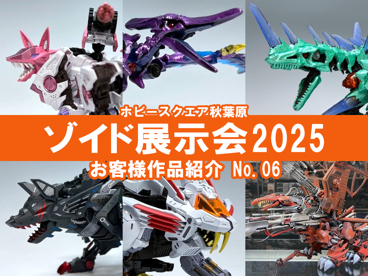 □HS秋葉原！ゾイド展示会2025 参加作品紹介 ！No.06(Z030、Z031、Z033