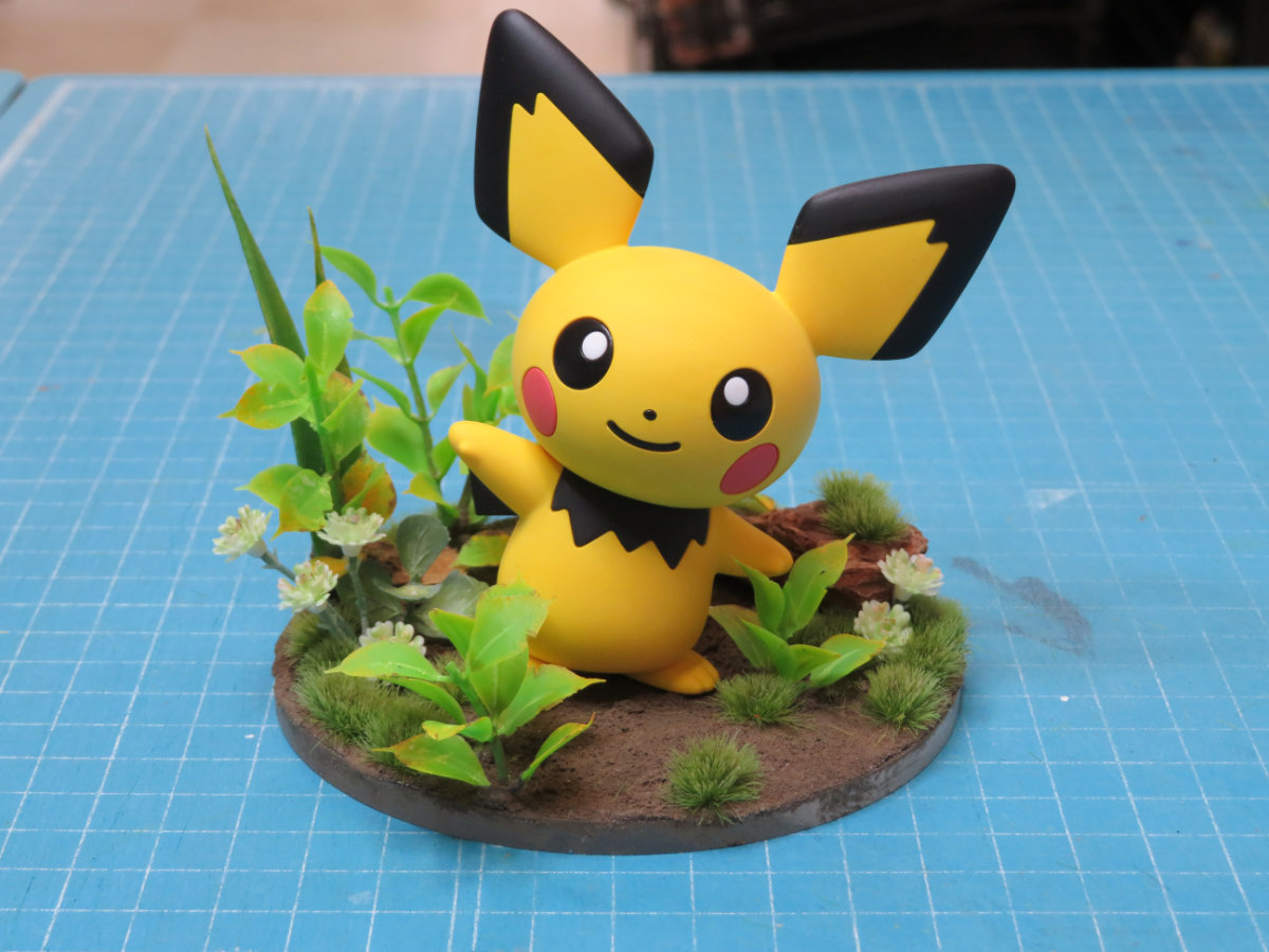 【ポケプラ】簡単！ジオラマ作ってみた！【ピチュー】