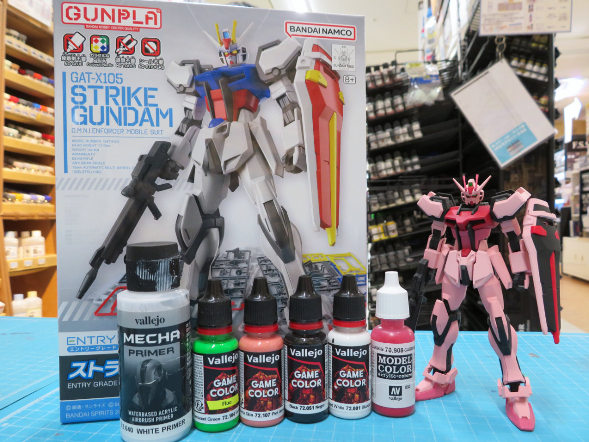 ファレホ筆塗り実演「ENTRY GRADE ストライクガンダム」アフターレポート