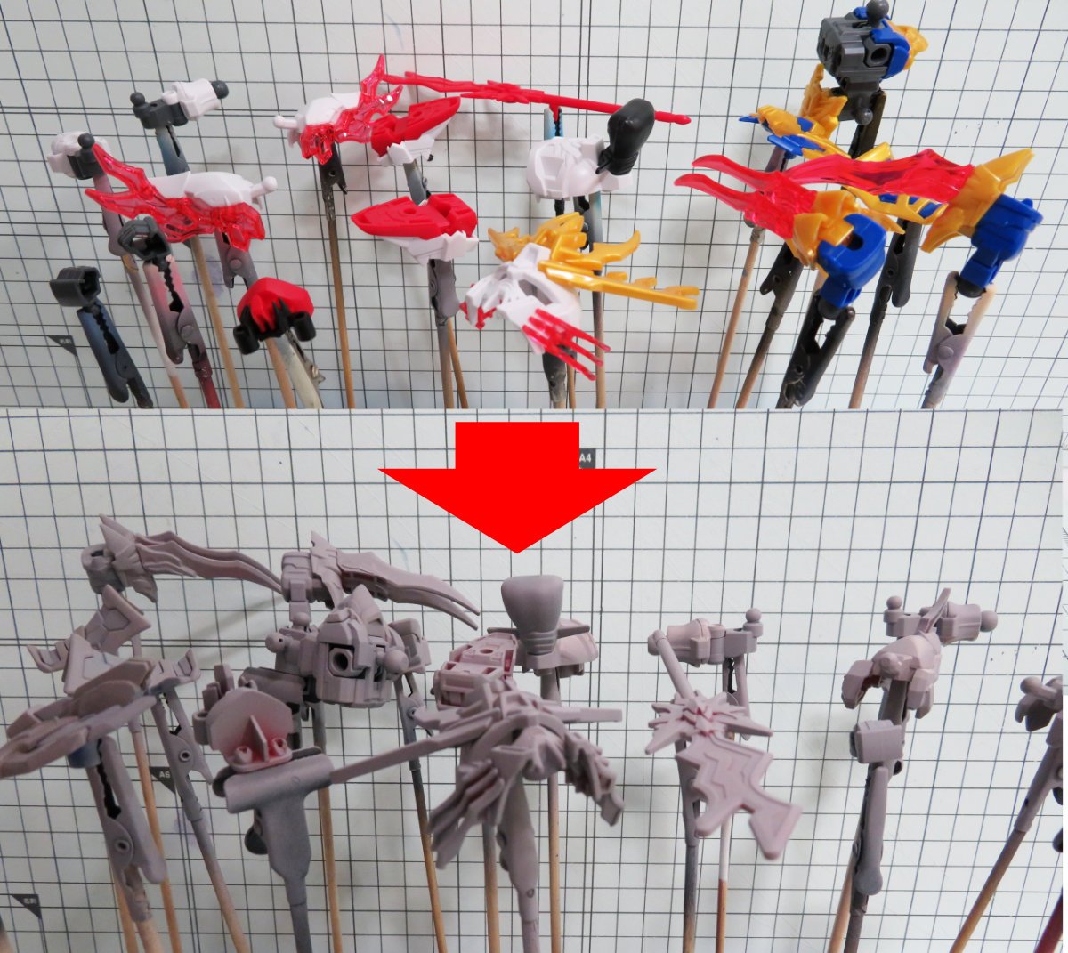 SDガンダムファレホで筆塗り制作レポート～その二！ | 札幌