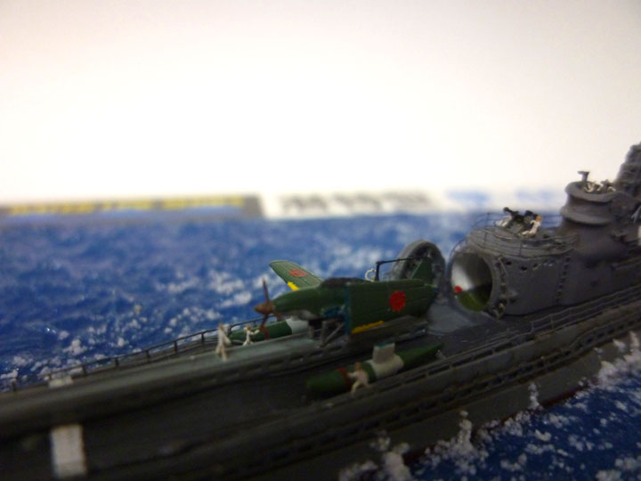 お客様のスケールモデル作品紹介『アオシマ 1/700 日本潜水艦 伊-400