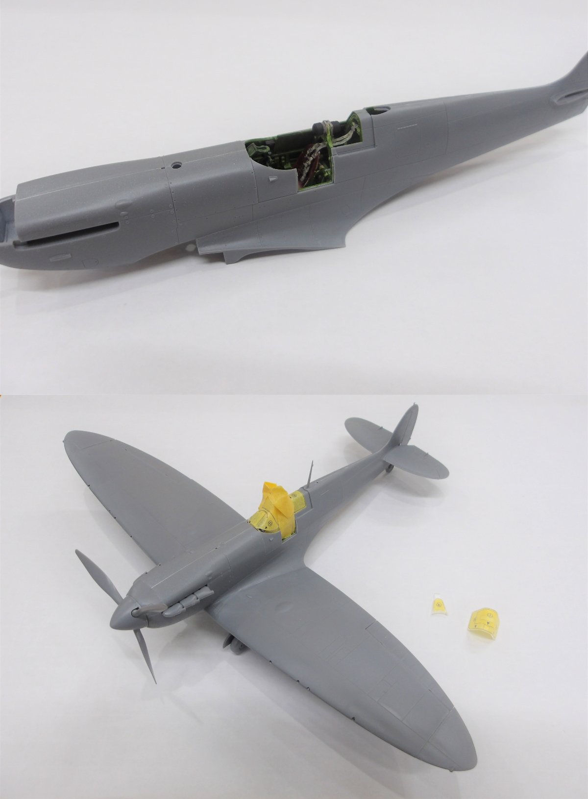 ⑩戦闘機プラモデルキット2点