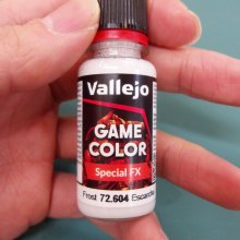 塗るだけで雪の結晶に！？ファレホ　ゲームカラー「フロスト」塗装実演