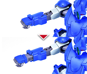 1/24スケール インジェクションキット ゼルベリオス VR-MAXIMA | Blue 
