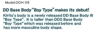 DD Base Body “Boy Type” makes its debut!