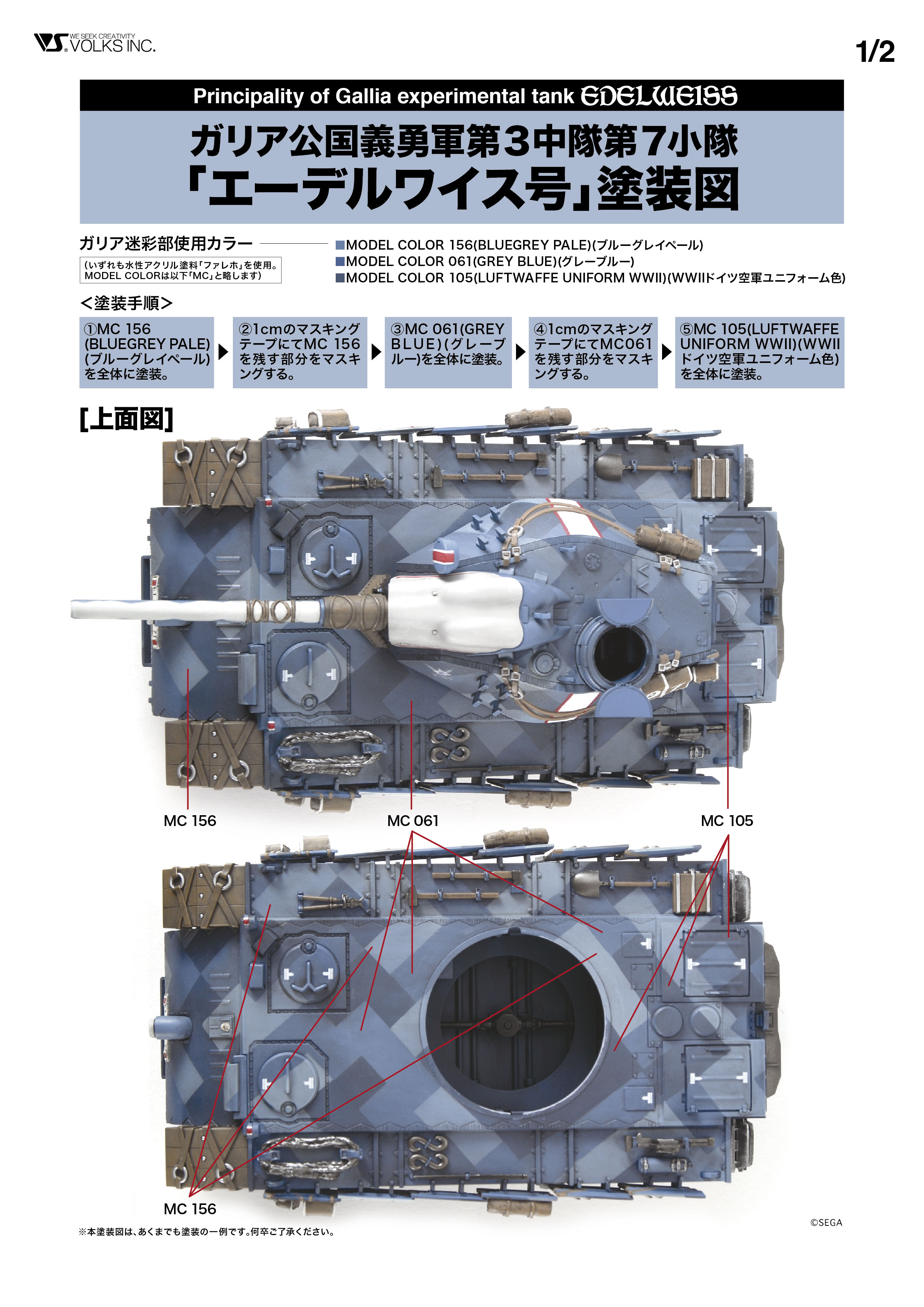 戦場のヴァルキュリア ガリア公国義勇軍第3中隊第7小隊 エーデルワイス号